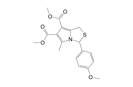 3-(4-Methoxyphenyl)-5-methyl-1,3-dihydropyrrolo[1,2-c]thiazole-6,7-dicarboxylic acid dimethyl ester