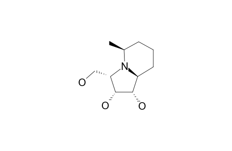 (1S,2R,3S,5R,8AS)-OCTAHYDRO-3-(HYDROXYMETHYL)-5-METHYLINDOLIZIDINE-1,2-DIOL