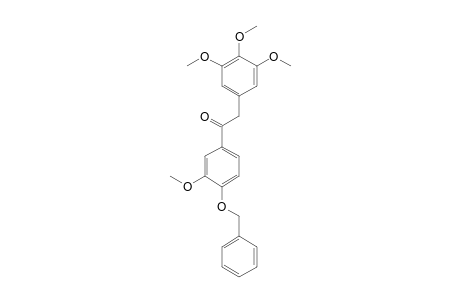 1-(3,4,5-TRIMETHOXYPHENYL)-4'-BENZYLOXY-3'-METHOXYACETOPHENONE