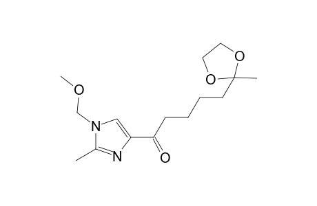 6-Ethylenedioxolane-1-(1-methoxymethyl)-2-methyl-1H-imidazol-4-yl)-1-heptanone