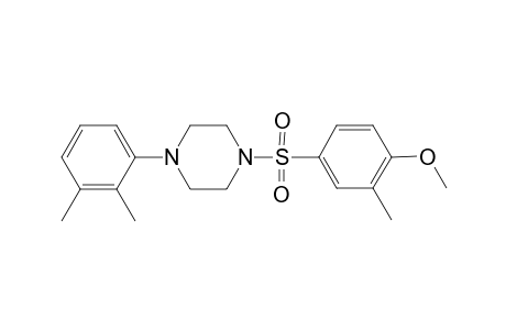 1-(2,3-Dimethylphenyl)-4-[(4-methoxy-3-methylphenyl)sulfonyl]piperazine