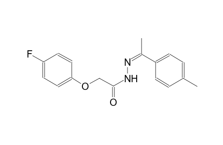 2-(4-fluorophenoxy)-N'-[(Z)-1-(4-methylphenyl)ethylidene]acetohydrazide