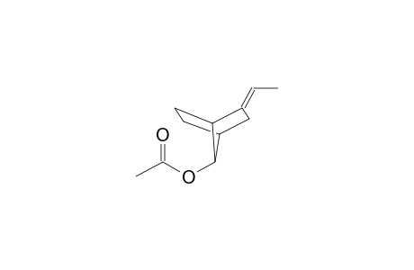 E-2-ETHYLIDENEBICYCLO[2.2.1]HEPTAN-ANTI-7-OL, ACETATE