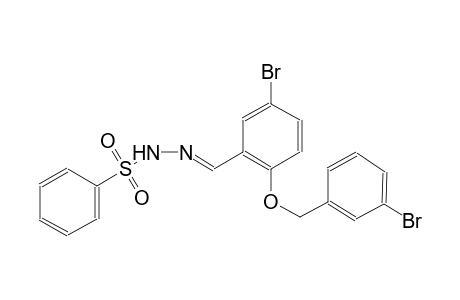 N'-((E)-{5-bromo-2-[(3-bromobenzyl)oxy]phenyl}methylidene)benzenesulfonohydrazide