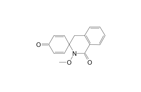 1-Oxo-2-methoxy-3,4-dihydro-2H-isoquinoline-3-spiro-1'-(cyclohexa-2',5'-dien-4'-one