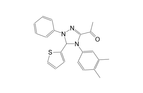ethanone, 1-[4-(3,4-dimethylphenyl)-4,5-dihydro-1-phenyl-5-(2-thienyl)-1H-1,2,4-triazol-3-yl]-