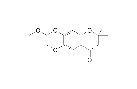 2,2-Dimethyl-6-methoxy-7-(methoxymethoxy)-4-chromanone
