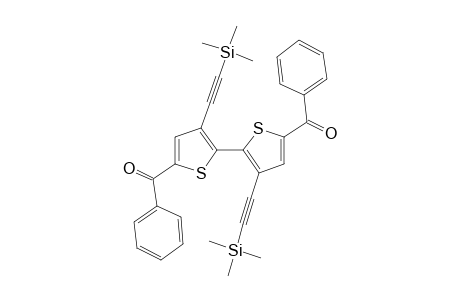 5,5'-Dibenzoyl-3,3'-bis[(trimethylsilyl)ethynyl)-2,2'-bithiophene