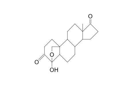 4a-Hydroxy-4b,19-epoxy-5a-androstane-3,17-dione