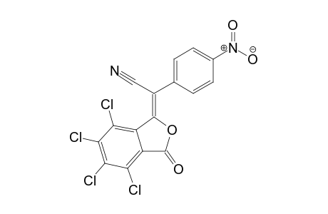 Benzeneacetonitrile, 4-nitro-.alpha.-(4,5,6,7-tetrachloro-3-oxo-1(3H)-isobenzofuranylidene)-