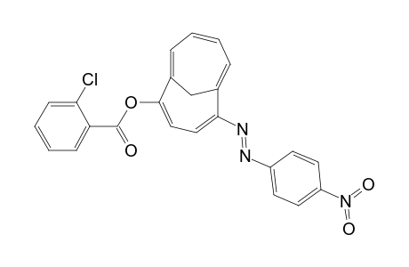 2-(2-Chlorobenzoyloxy)-5-(4-nitrophenylazo)-1,6-methano[10]annulene