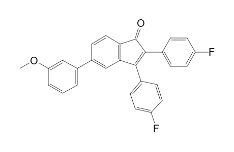 2,3-Bis(4-fluorophenyl)-5-(3-methoxyphenyl)-1H-inden-1-one