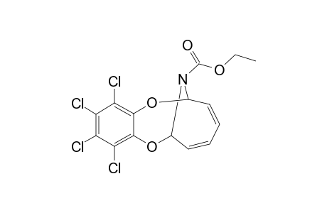 9,10,11,12-Tetrachloro-2,7-azepinobenzodioxin-N-carboxylic acid ethyl ester