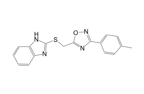 2-({[3-(4-methylphenyl)-1,2,4-oxadiazol-5-yl]methyl}sulfanyl)-1H-benzimidazole