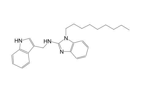 N-(1H-indol-3-ylmethyl)-1-nonyl-1H-benzimidazol-2-amine