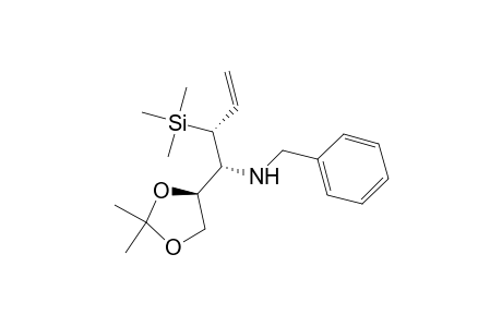 1,3-Dioxolane-4-methanamine, 2,2-dimethyl-N-(phenylmethyl)-.alpha.-[1-(trimethylsilyl)-2-propenyl]-, [4S-[4R*[S*(S*)]]]-