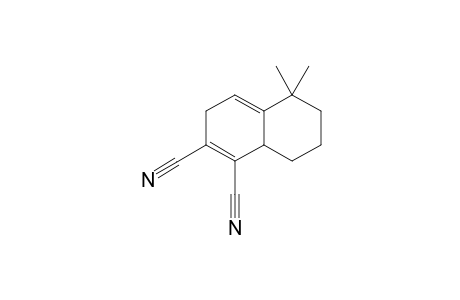 1,2,3,4,4A,7-HEXAHYDRO-1,1-DIMETHYLNAPHTHALENE-5,6-5,6-DICARBONITRILE