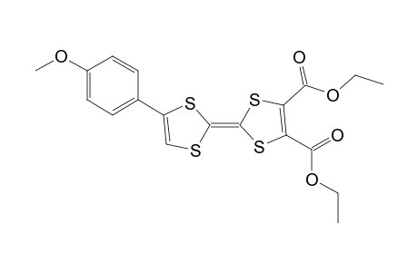 Diethyl 4'-(4-methoxyphenyl)-Tetrathiafulvalene-4,5-dicarboxylate