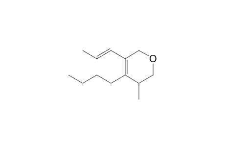 4-Butyl-5-methyl-3-propenyl-5,6-dihydro-2H-pyran