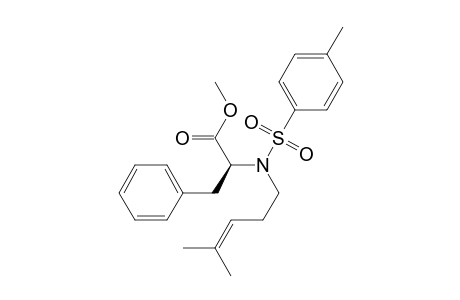 (2S)-2-[4-methylpent-3-enyl(tosyl)amino]-3-phenyl-propionic acid methyl ester
