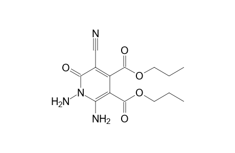 1,2-Diamino-5-cyano-6-keto-pyridine-3,4-dicarboxylic acid dipropyl ester