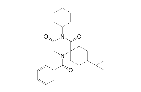 1-Benzoyl-9-tert-butyl-4-cyclohexyl-1,4-diazaspiro[5.5]undecane-3,5-dione