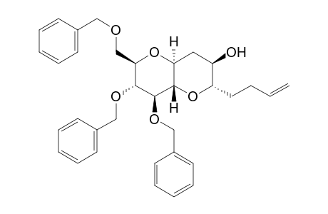 (2S,3R,4aS,6R,7R,8S,8aS)-7,8-bis(benzyloxy)-6-(benzyloxymethyl)-2-(but-3-enyl)octahydropyrano[3,2-b]pyran-3-ol