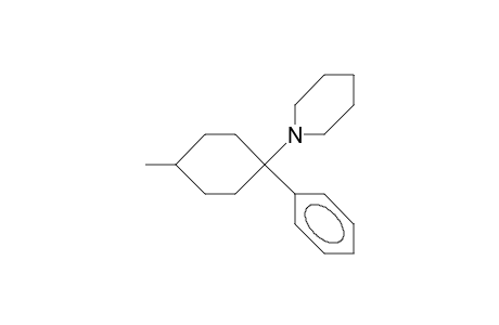 4E-Methyl-1a-phenyl-1E-N-piperidinyl-cyclohexane