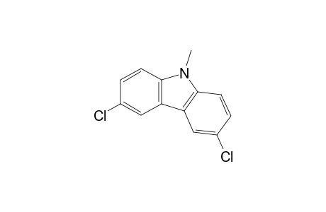 3,6-bis(chloranyl)-9-methyl-carbazole