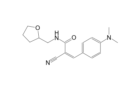 (2Z)-2-cyano-3-[4-(dimethylamino)phenyl]-N-(tetrahydro-2-furanylmethyl)-2-propenamide
