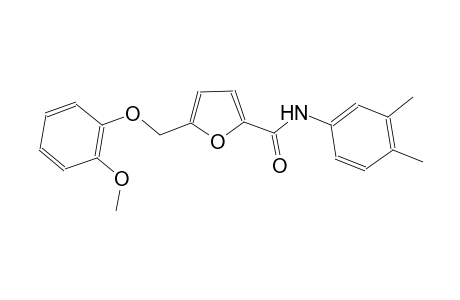 N-(3,4-dimethylphenyl)-5-[(2-methoxyphenoxy)methyl]-2-furamide