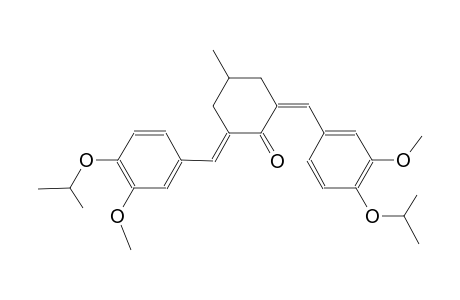 (2Z,6E)-2,6-bis(4-isopropoxy-3-methoxybenzylidene)-4-methylcyclohexanone