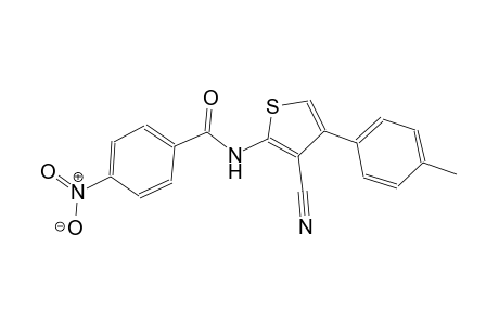 N-[3-cyano-4-(4-methylphenyl)-2-thienyl]-4-nitrobenzamide