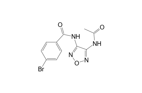 N-(4-Acetylamino-furazan-3-yl)-4-bromo-benzamide