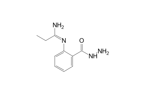 N-(1-aminopropylidene)anthranilic acid, hydrazide