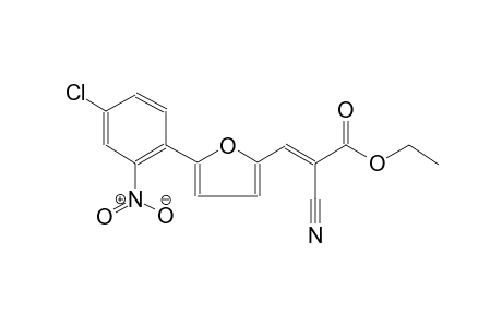 ethyl (2E)-3-[5-(4-chloro-2-nitrophenyl)-2-furyl]-2-cyano-2-propenoate
