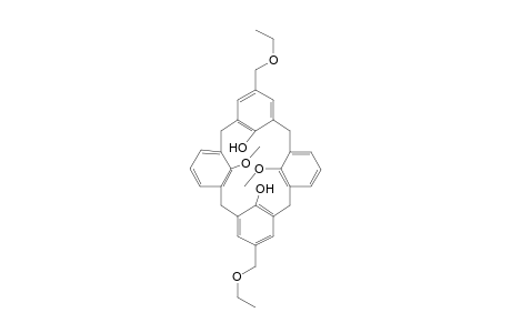 11,23-bis(Ethoxymethyl)-25,27-dihydroxy-26,28-dimethoxy-calix[4]arene
