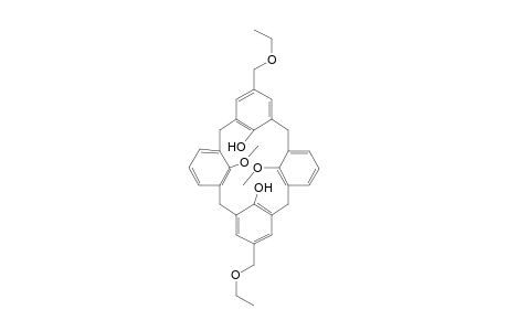 11,23-bis(Ethoxymethyl)-25,27-dihydroxy-26,28-dimethoxy-calix[4]arene