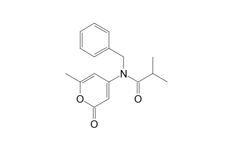 N-Benzyl-N-(6-methyl-2-oxo-2H-pyran-4-yl)isobutyramide