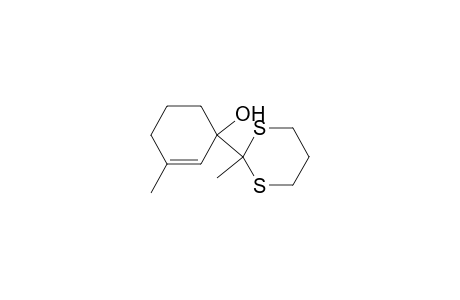 1-(2-Methyl-1,3-dithian-2-yl)-3-methyl-2-cyclohexen-1-ol