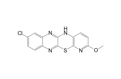 5H-Pyrido[3',2':5,6][1,4]thiazino[2,3-b]quinoxaline, 8-chloro-2-methoxy-