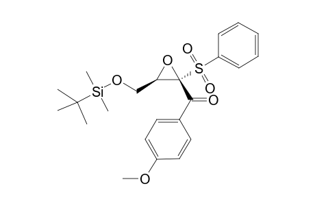 [(2S,3R)-2-(benzenesulfonyl)-3-[[tert-butyl(dimethyl)silyl]oxymethyl]-2-oxiranyl]-(4-methoxyphenyl)methanone