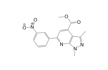 methyl 1,3-dimethyl-6-(3-nitrophenyl)-1H-pyrazolo[3,4-b]pyridine-4-carboxylate