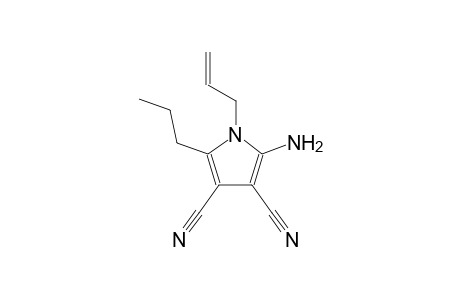 1-allyl-2-amino-5-propyl-1H-pyrrole-3,4-dicarbonitrile