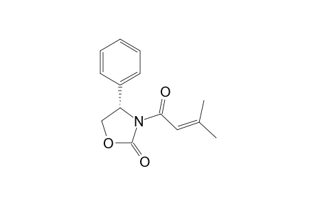 (4S)-3-(3-methyl-1-oxobut-2-enyl)-4-phenyl-2-oxazolidinone