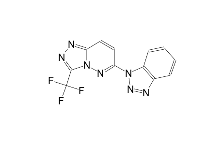 [1,2,4]triazolo[4,3-b]pyridazine, 6-(1H-1,2,3-benzotriazol-1-yl)-3-(trifluoromethyl)-