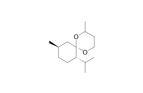 1,5-Dioxaspiro[5.5]undecane, 2,10-dimethyl-7-(1-methylethyl)-, [6S-[6.alpha.(S*),7.alpha.,10.beta.]]-