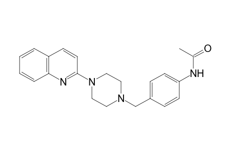 N-(4-([4-(2-Quinolinyl)-1-piperazinyl]methyl)phenyl)acetamide