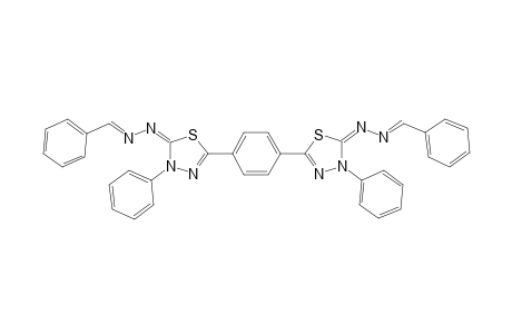 1,4-Bis-(3-phenyl-3H[1,3,4]thiadiazol-2-hydrazono)benzene