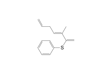 Benzene, [(2-methyl-1-methylene-2,5-hexadienyl)thio]-, (E)-